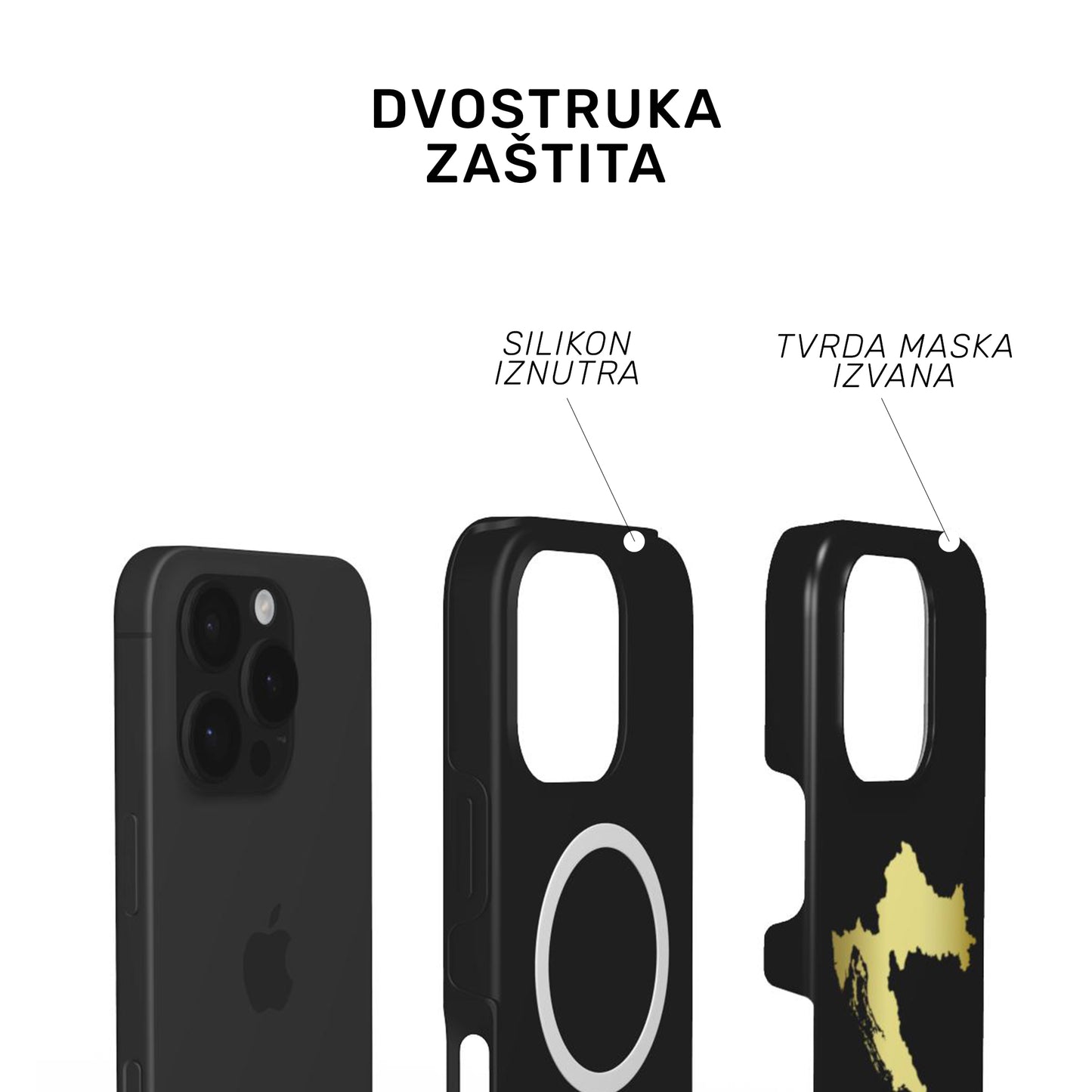 Tough MagSafe maskica "Zlatna karta"
