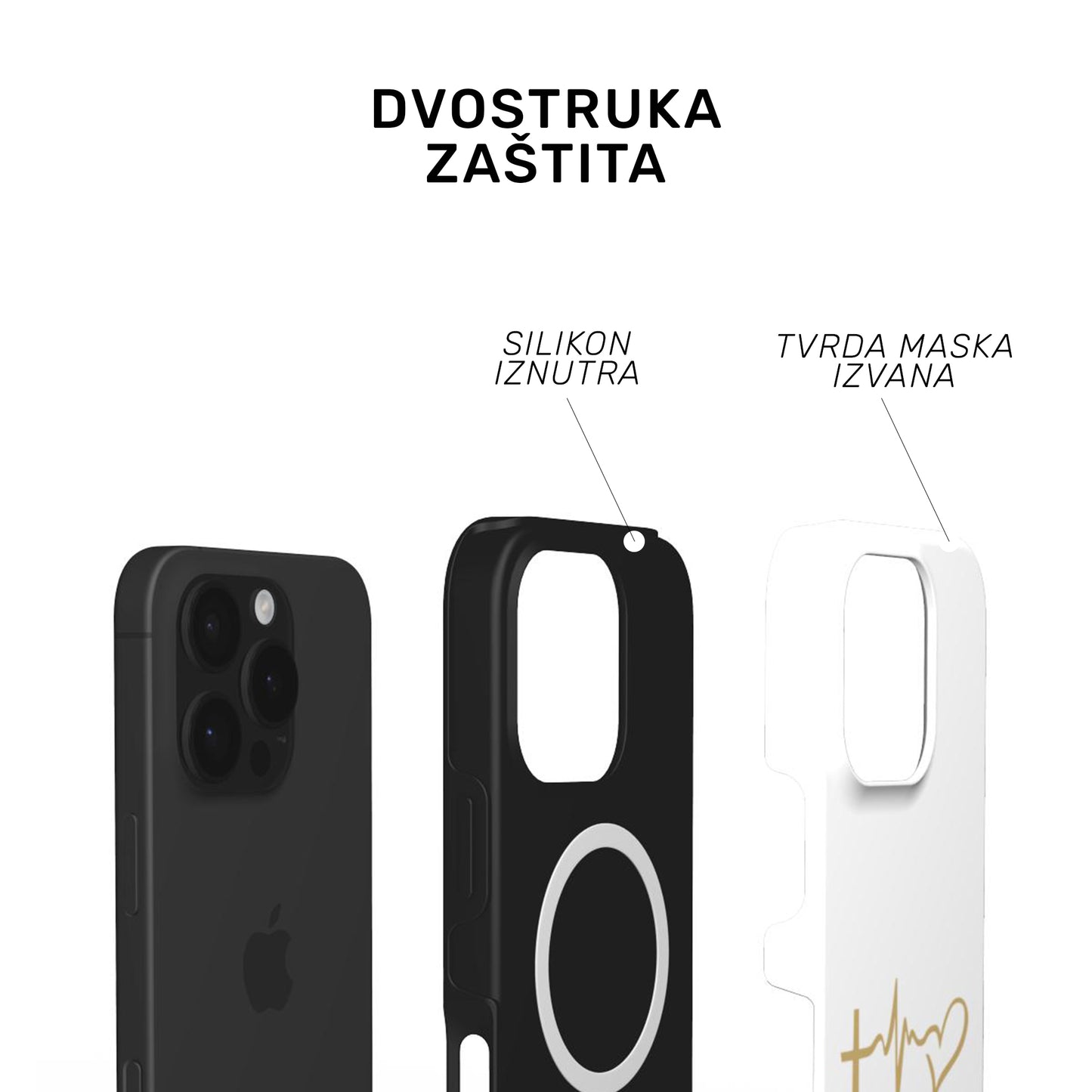 Tough MagSafe maskica "Ljubav, vjera, nada"