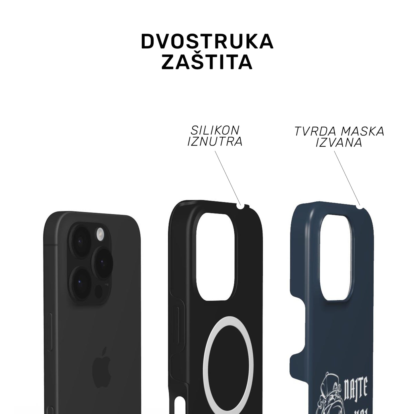 Tough MagSafe Maskica "Najte kaj zameriti"