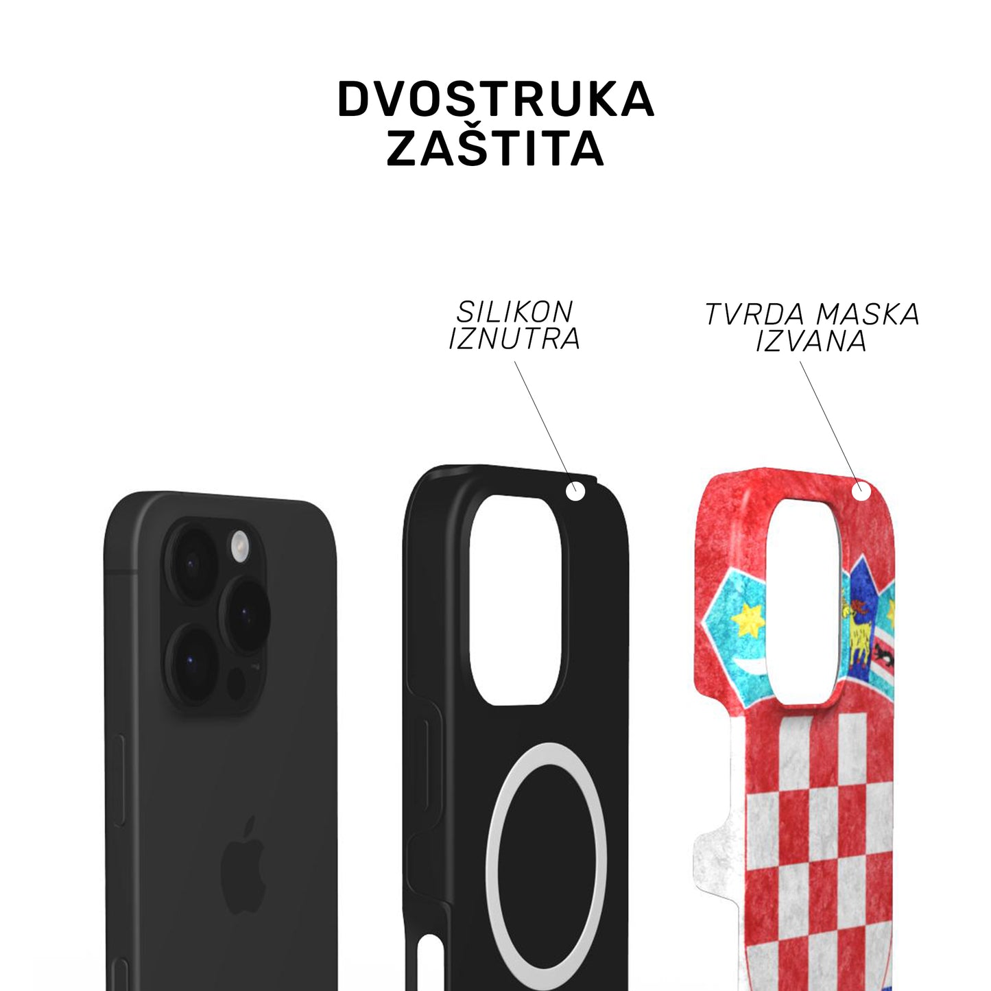 Tough MagSafe Maskica "Hrvatska zastava"