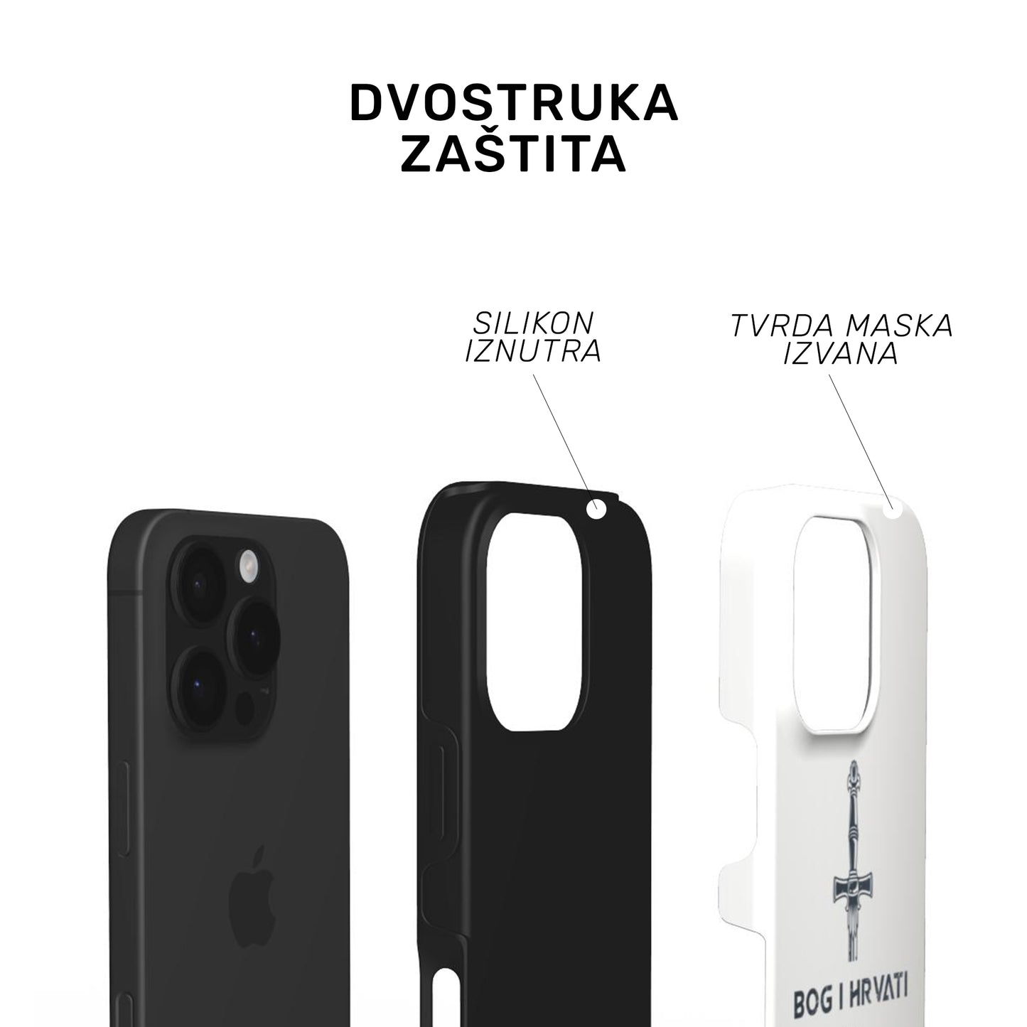 Tough Maskica "Bog i Hrvati bijela"