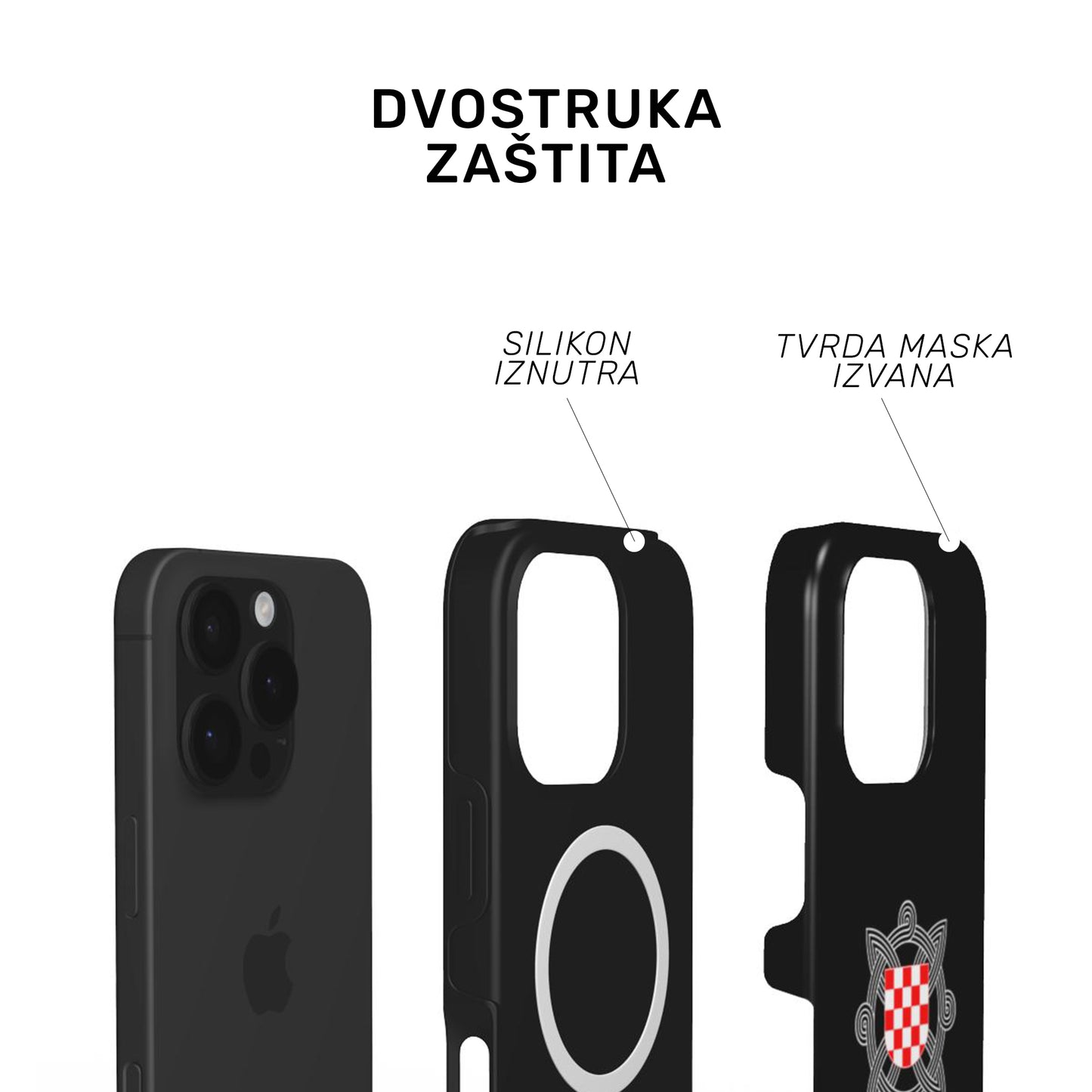 Tough MagSafe maskica "Hrvatski pleter"