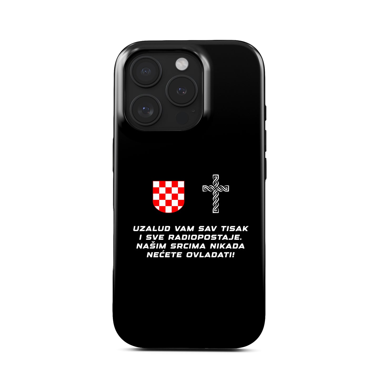 Tough MagSafe maskica "Uzalud vam tisak"