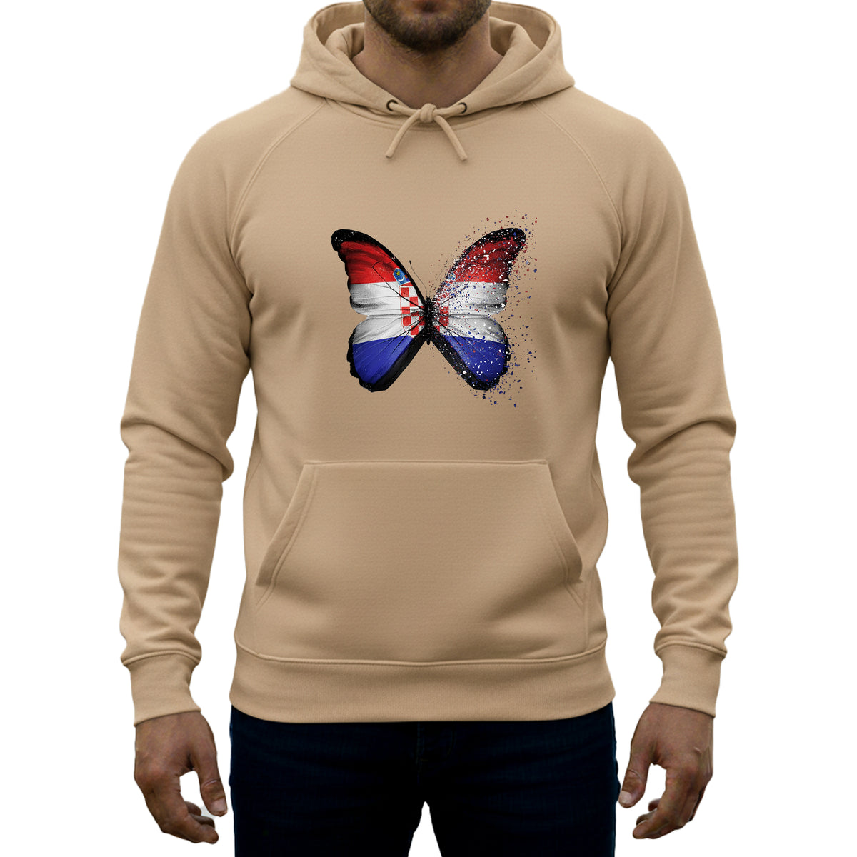 Sweatshirt „Kroatischer Schmetterling“