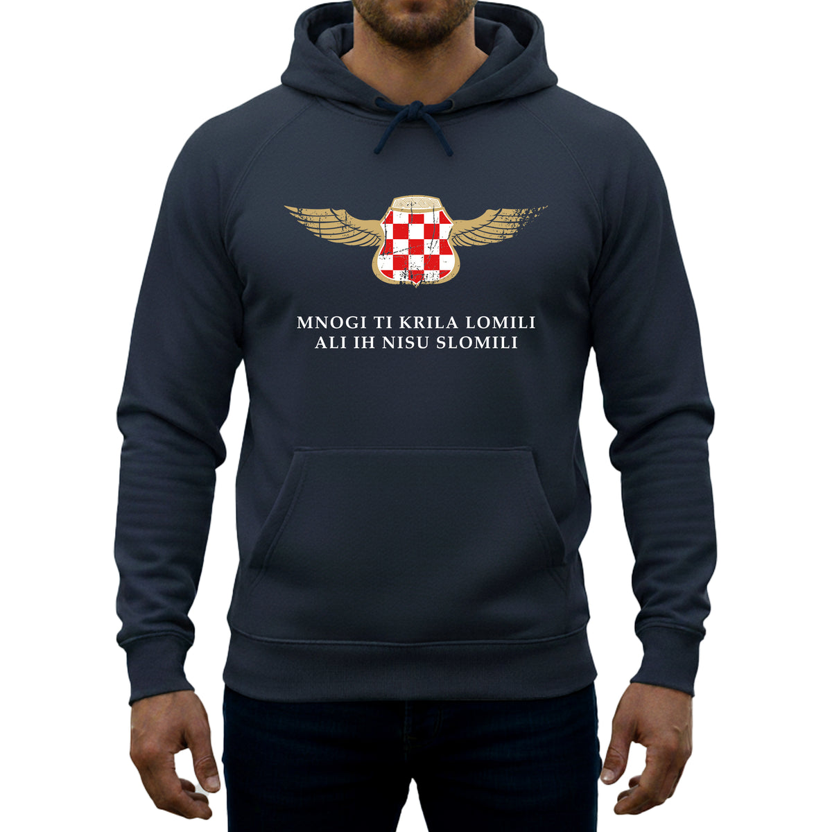 Kapuzenpullover "Viele haben dir die Flügel gebrochen"