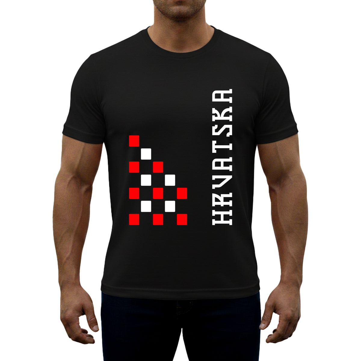 Fan-T-Shirt "Kroatien 2026"