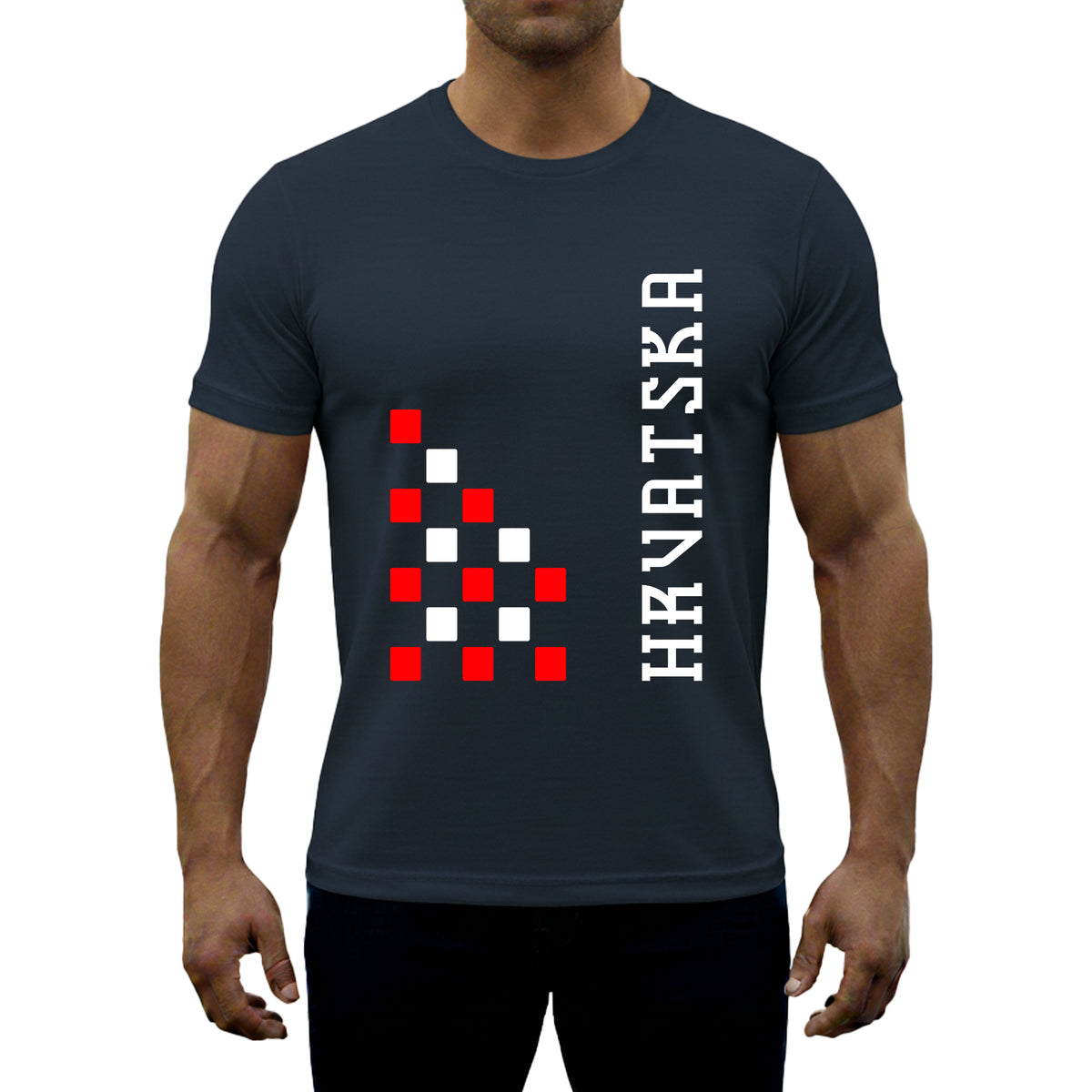 Fan-T-Shirt "Kroatien 2026"