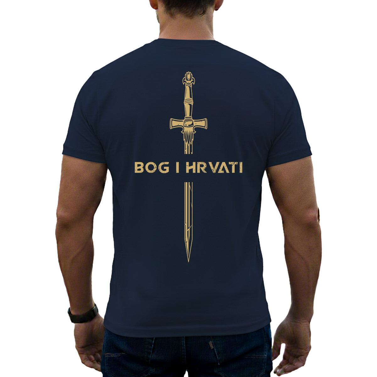 T-Shirt "Gott und die Kroaten"