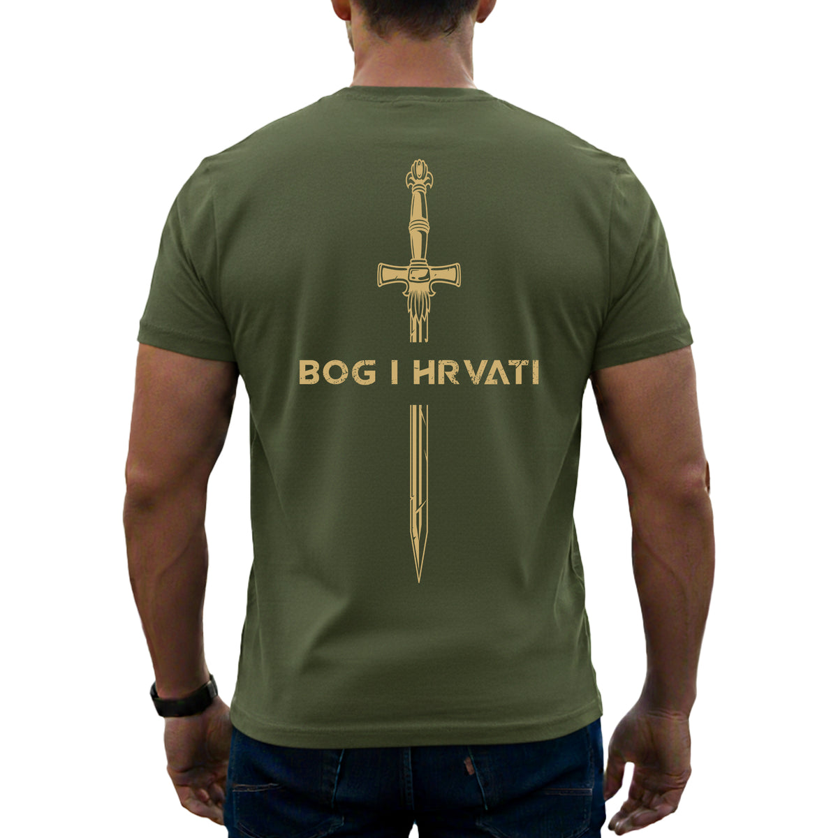 T-Shirt "Gott und die Kroaten"