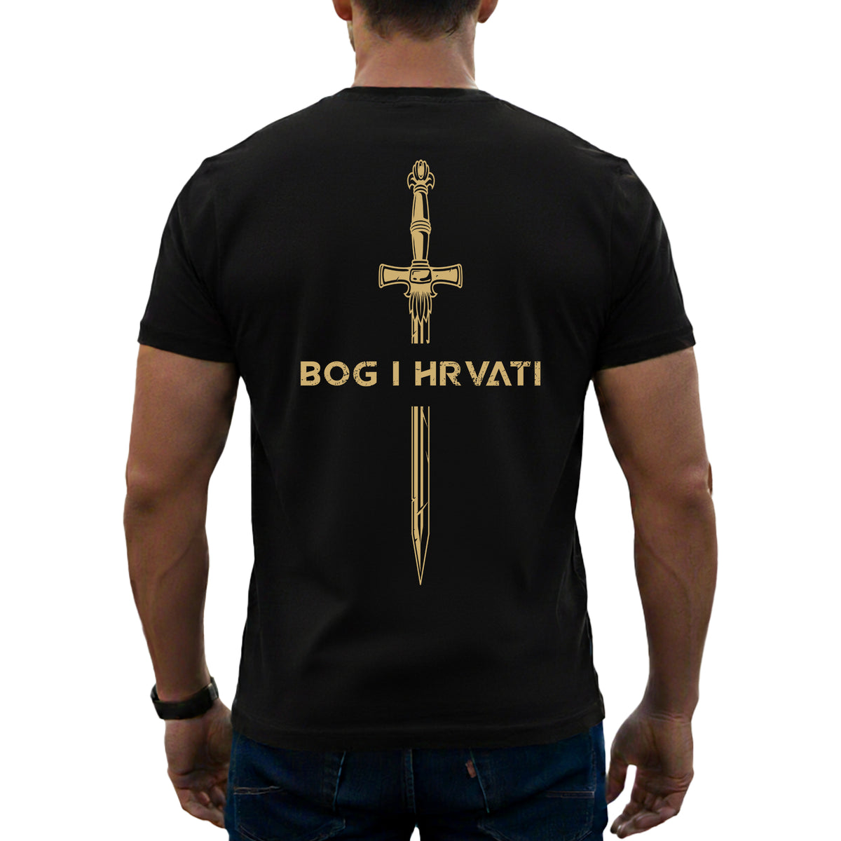 T-Shirt "Gott und die Kroaten"