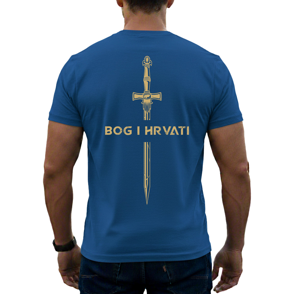 T-Shirt "Gott und die Kroaten"