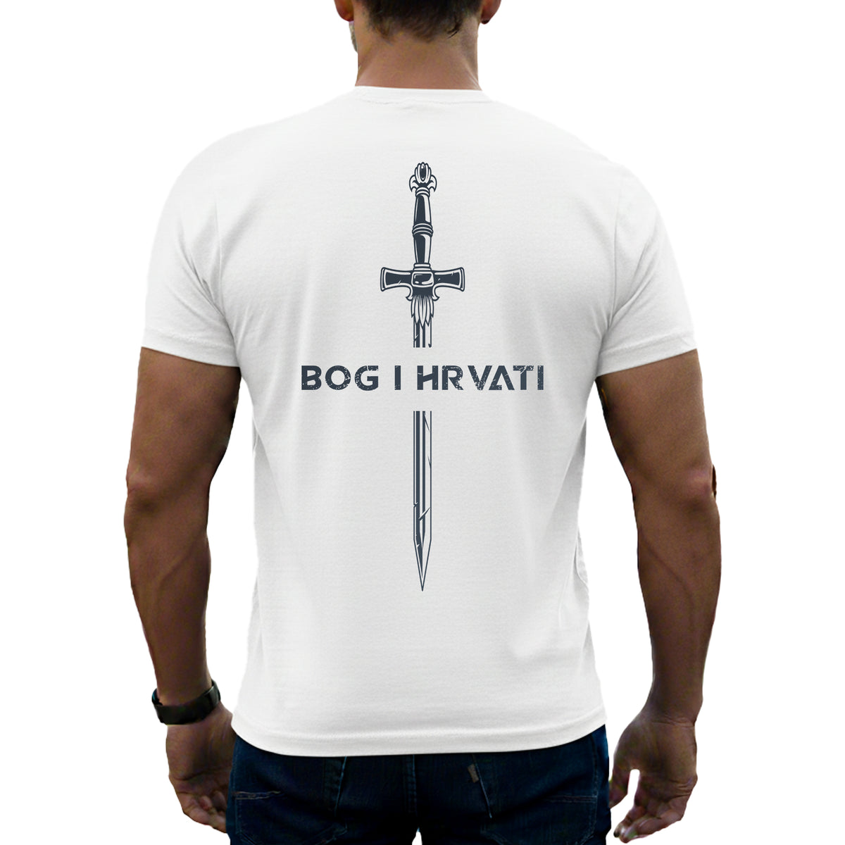 T-Shirt "Gott und die Kroaten"