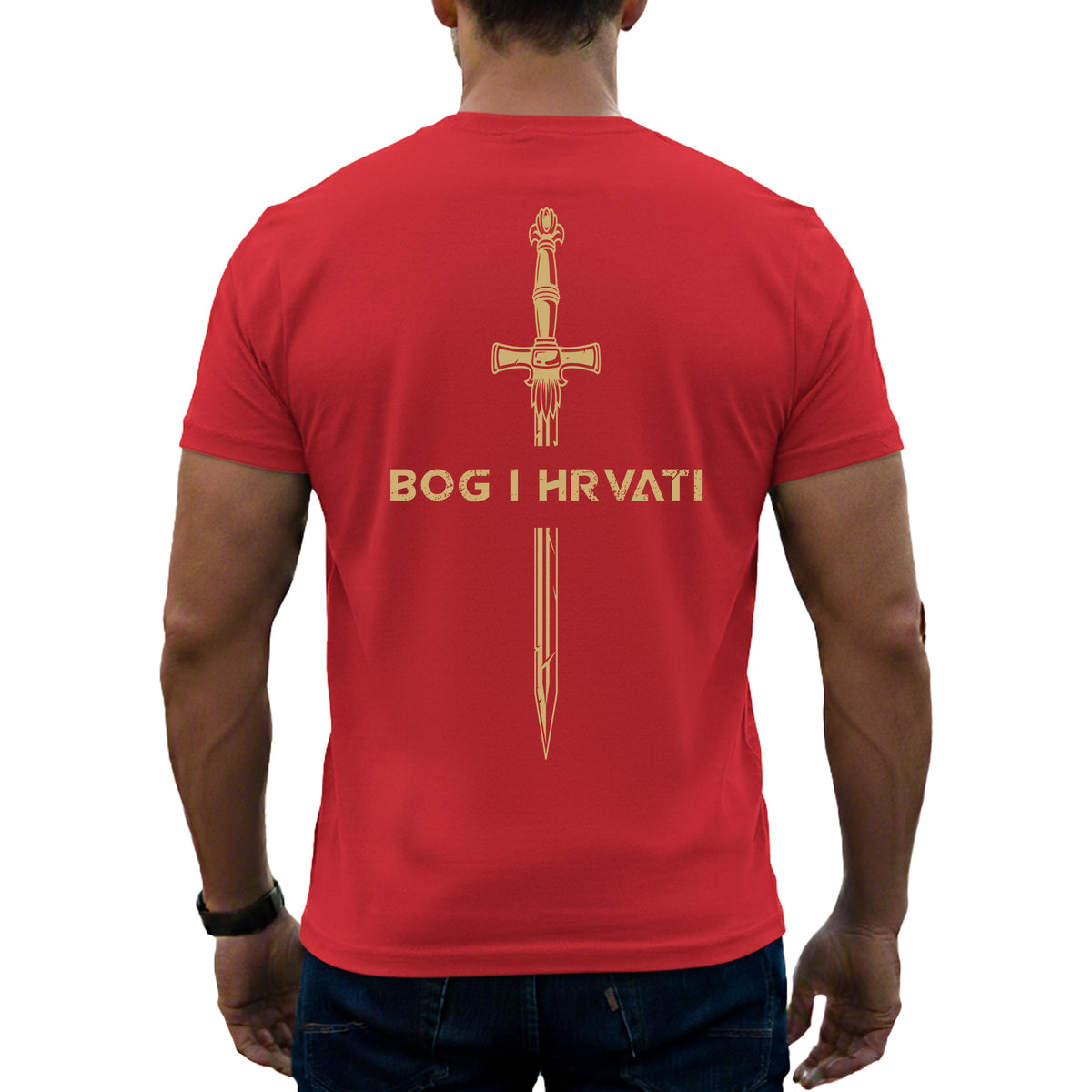 T-Shirt "Gott und die Kroaten"