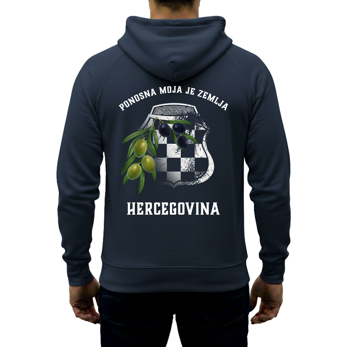 Kapuzenpullover "Ponosna Hercegovina"