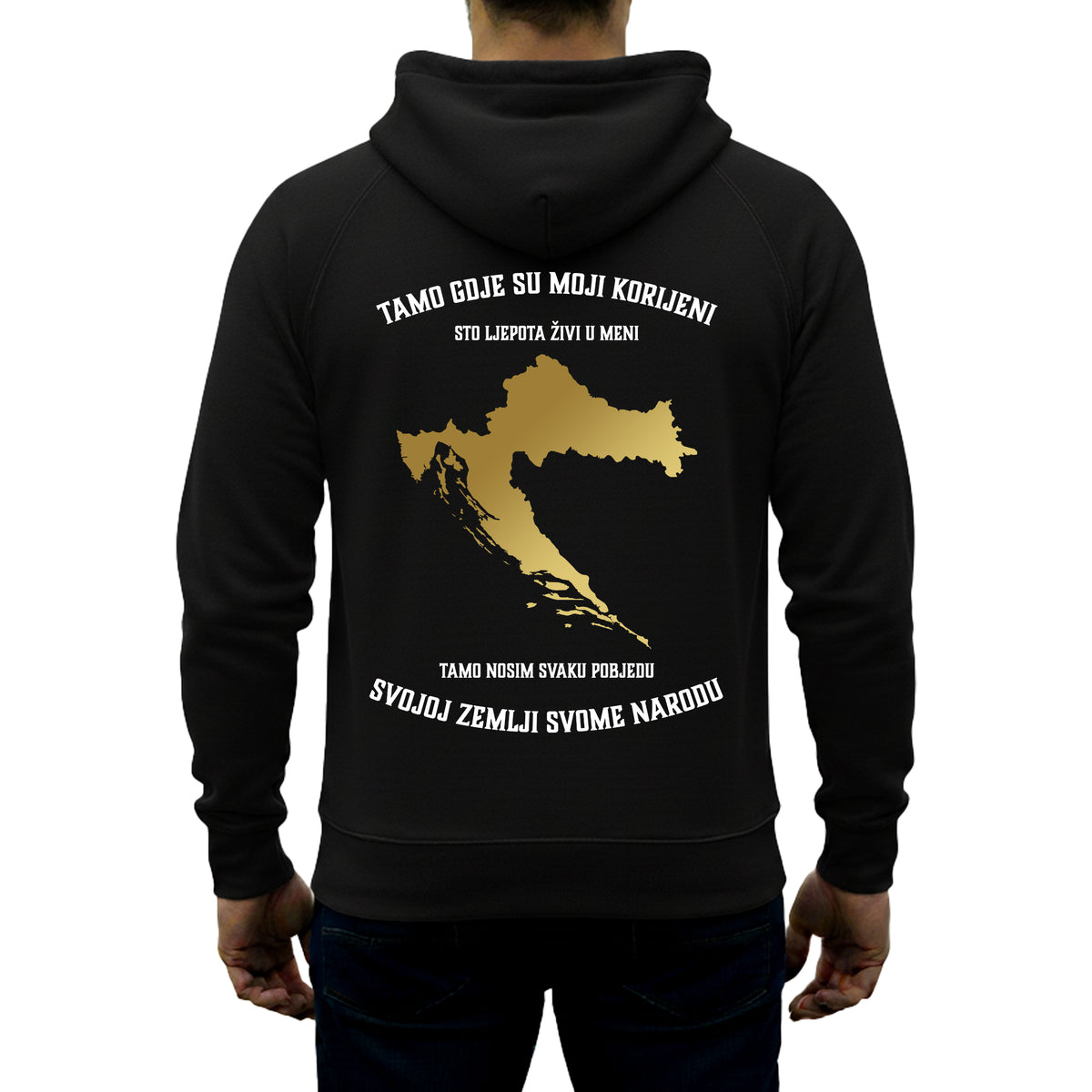 Kapuzenpullover "Wo meine Wurzeln sind"