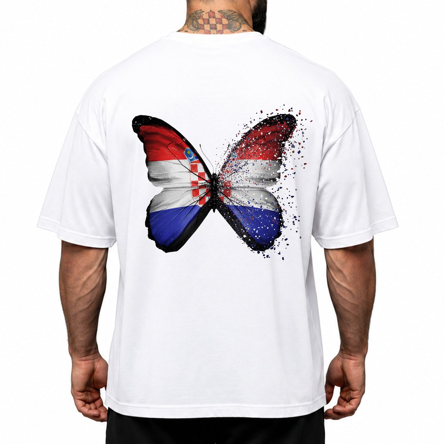 Oversize majica "Hrvatski leptir"
