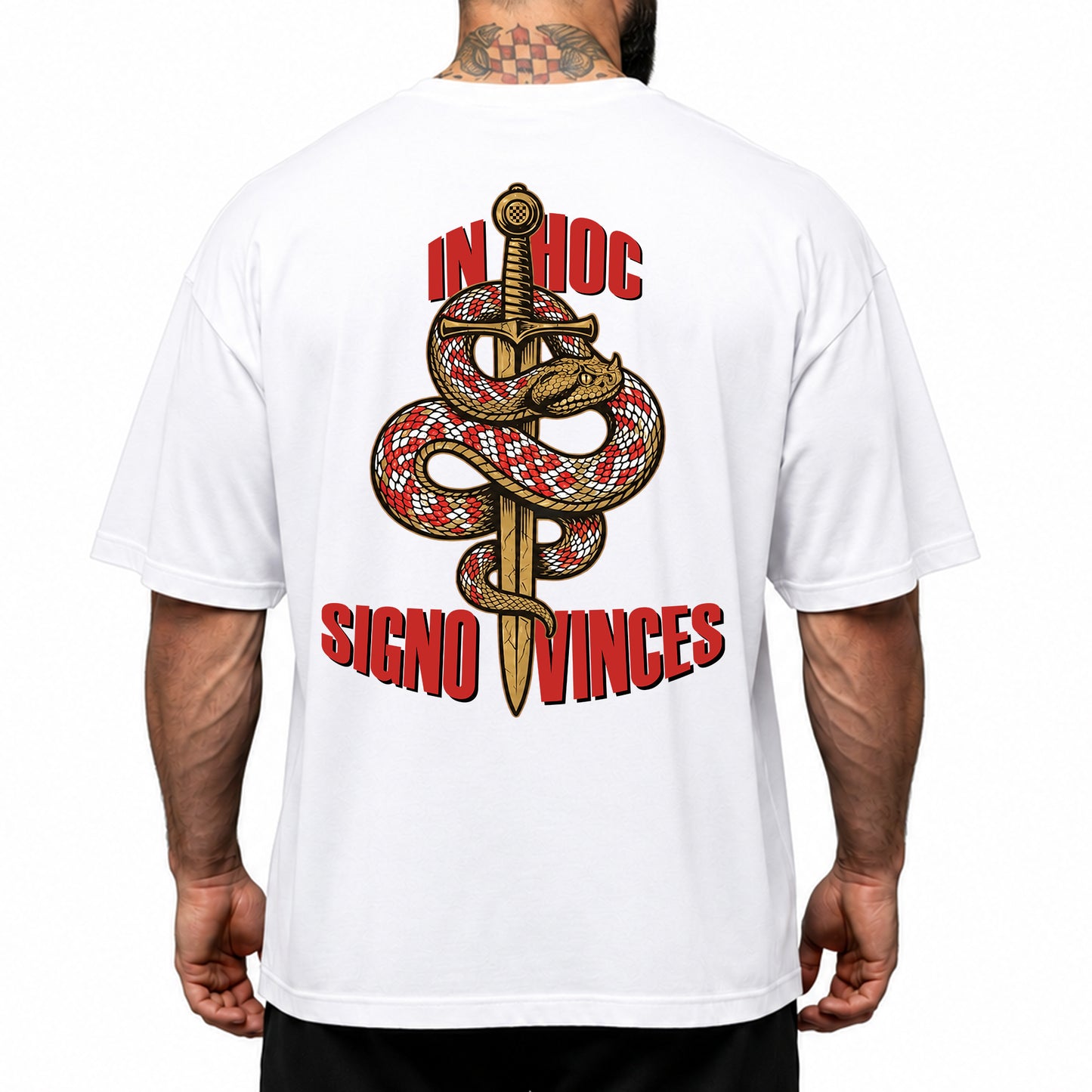 Oversize majica "In hoc signo vinces"
