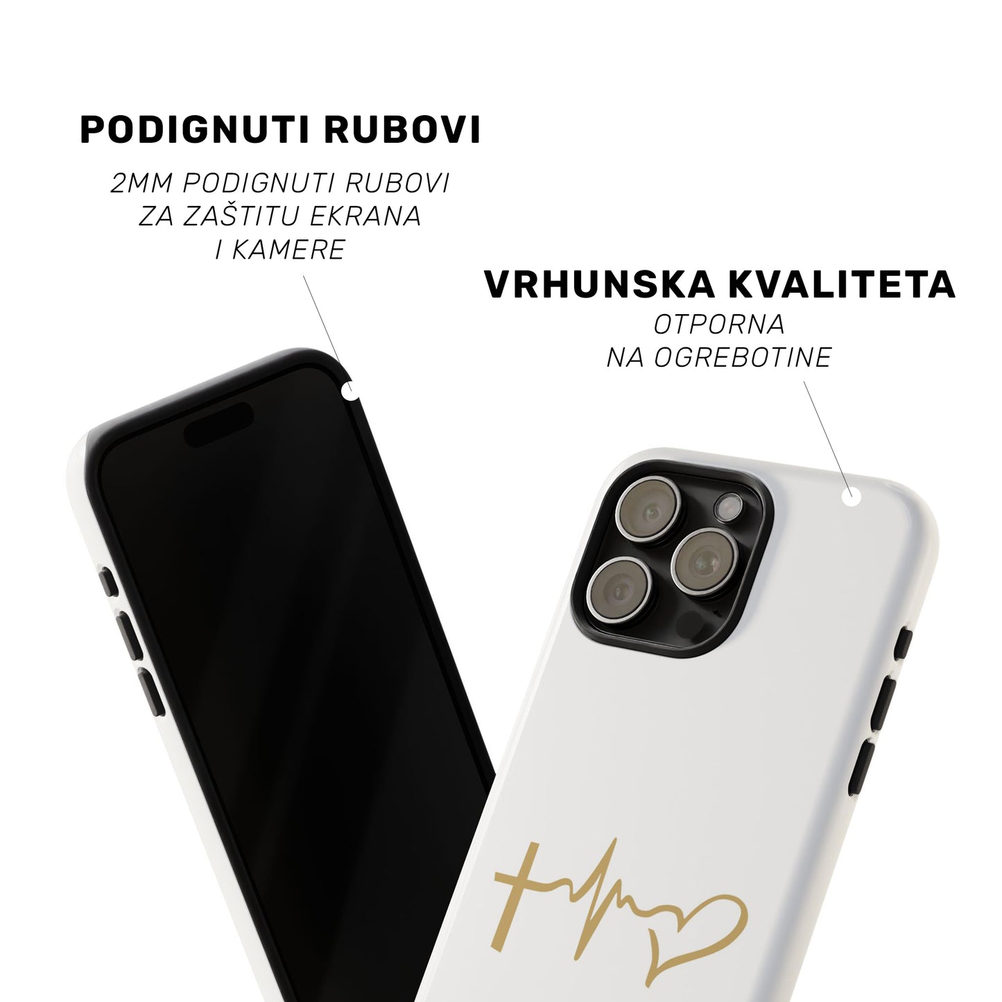 Tough maskica "Ljubav, vjera, nada