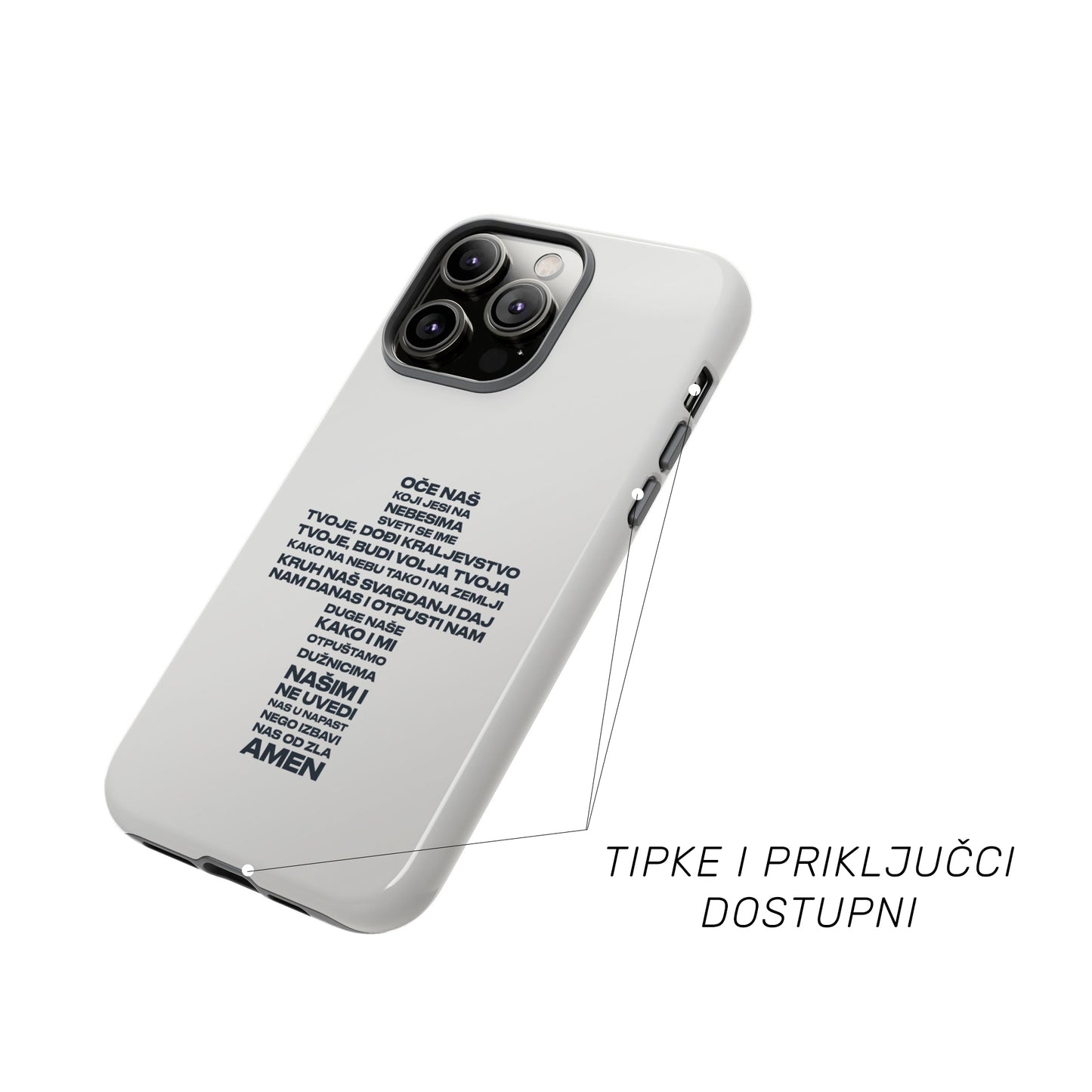Tough MagSafe Maskica "Oče naš bijela"