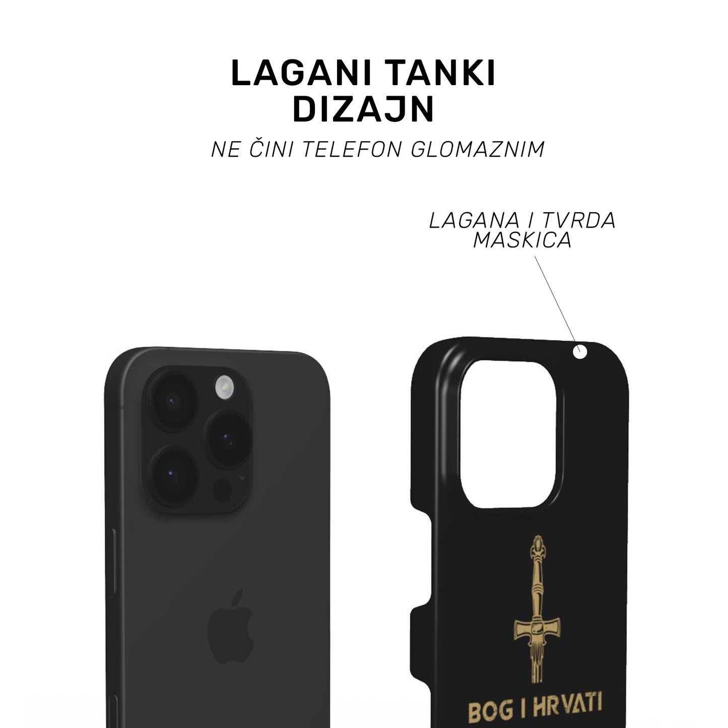 Snap Maskica "Bog i Hrvati crna"