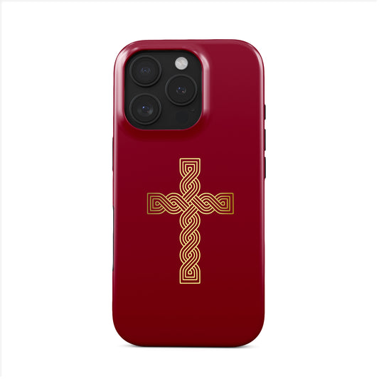 Tough MagSafe maskica "Križ pleter crvena"
