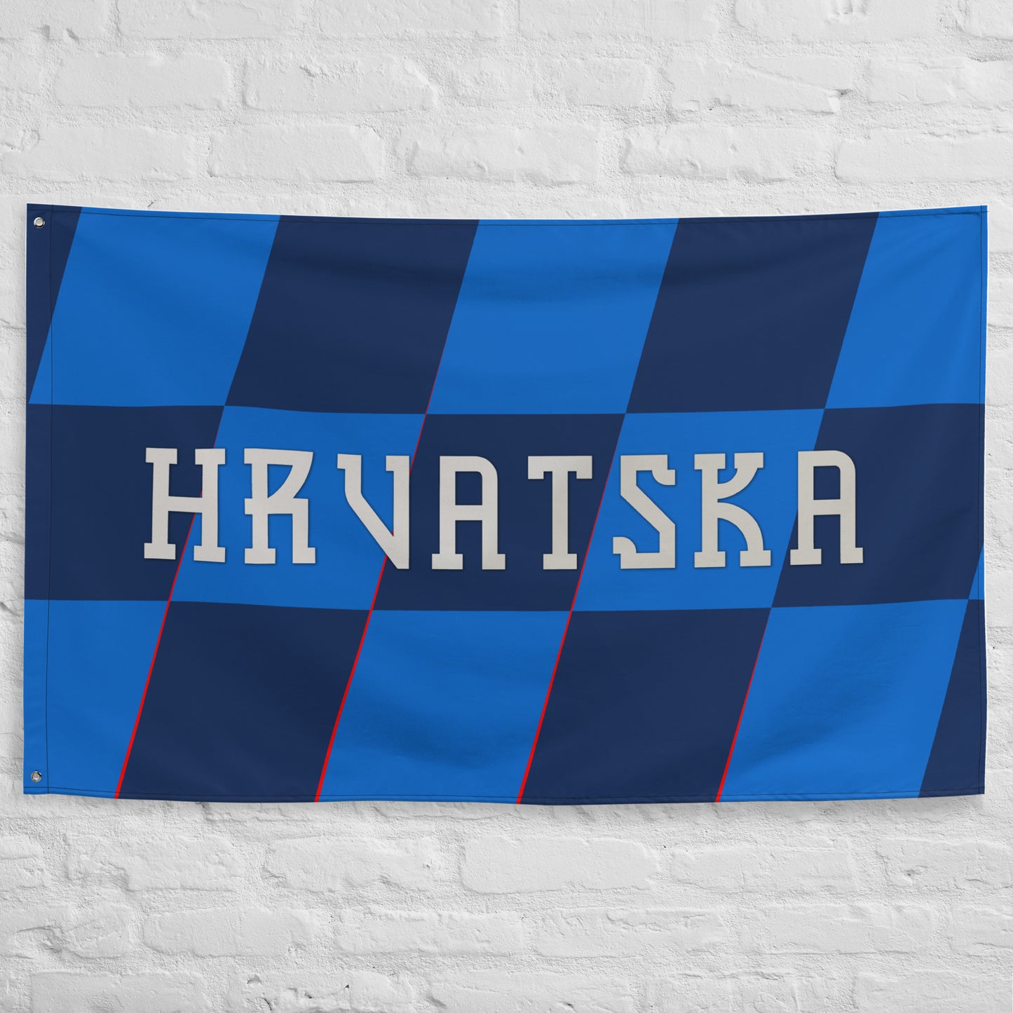 Navijačka zastava "Hrvatska" plava