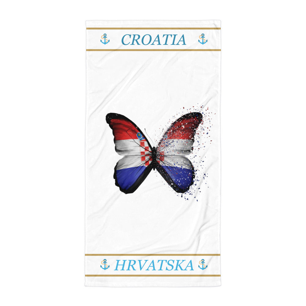 Strandtuch "Kroatischer Schmetterling"