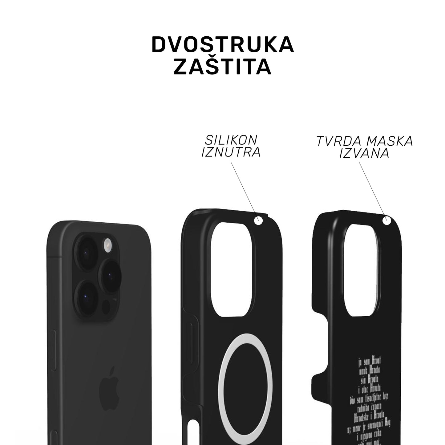 Tough MagSafe Maskica "Ja sam Hrvat"
