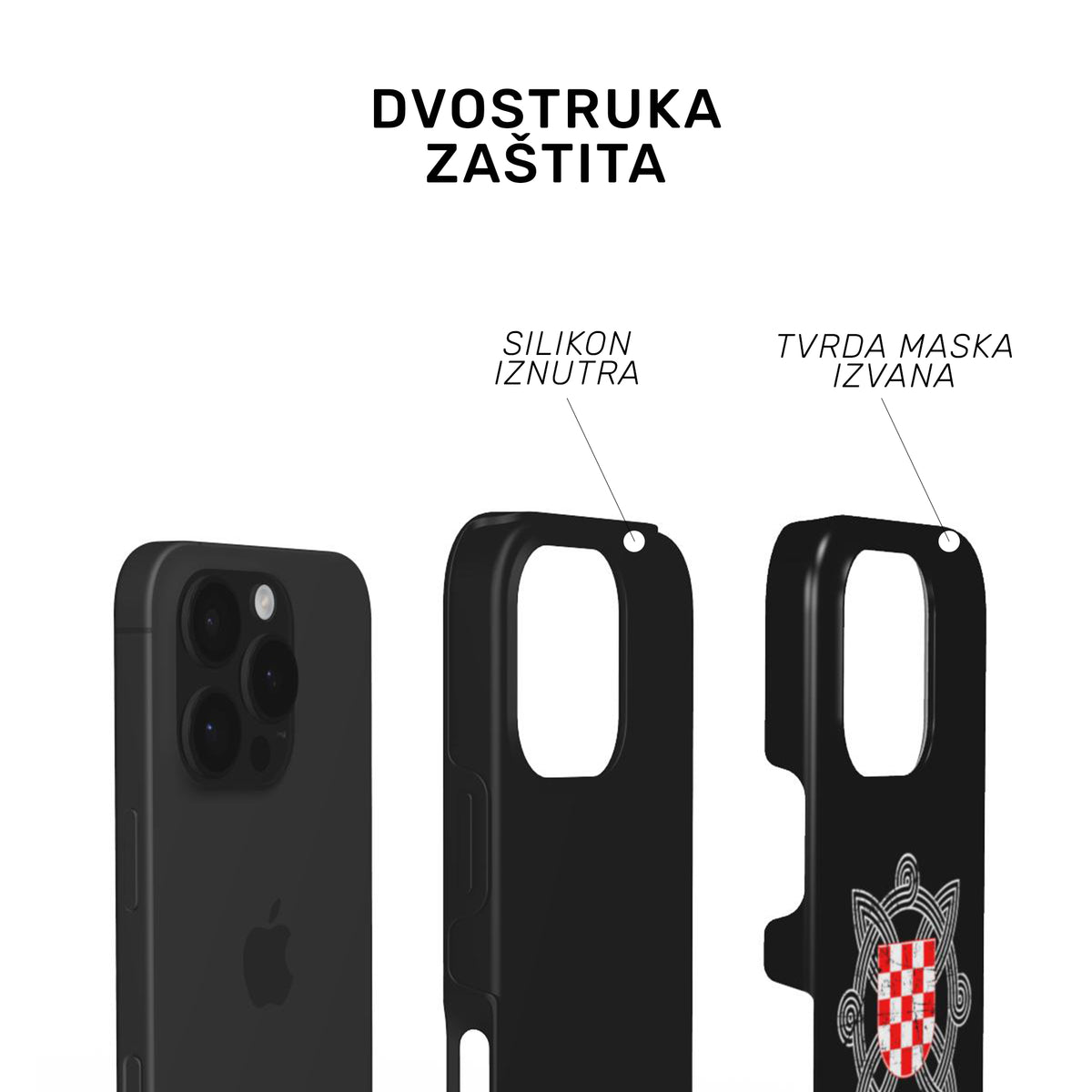 Handyhülle "Kroatisches Flechtmuster"