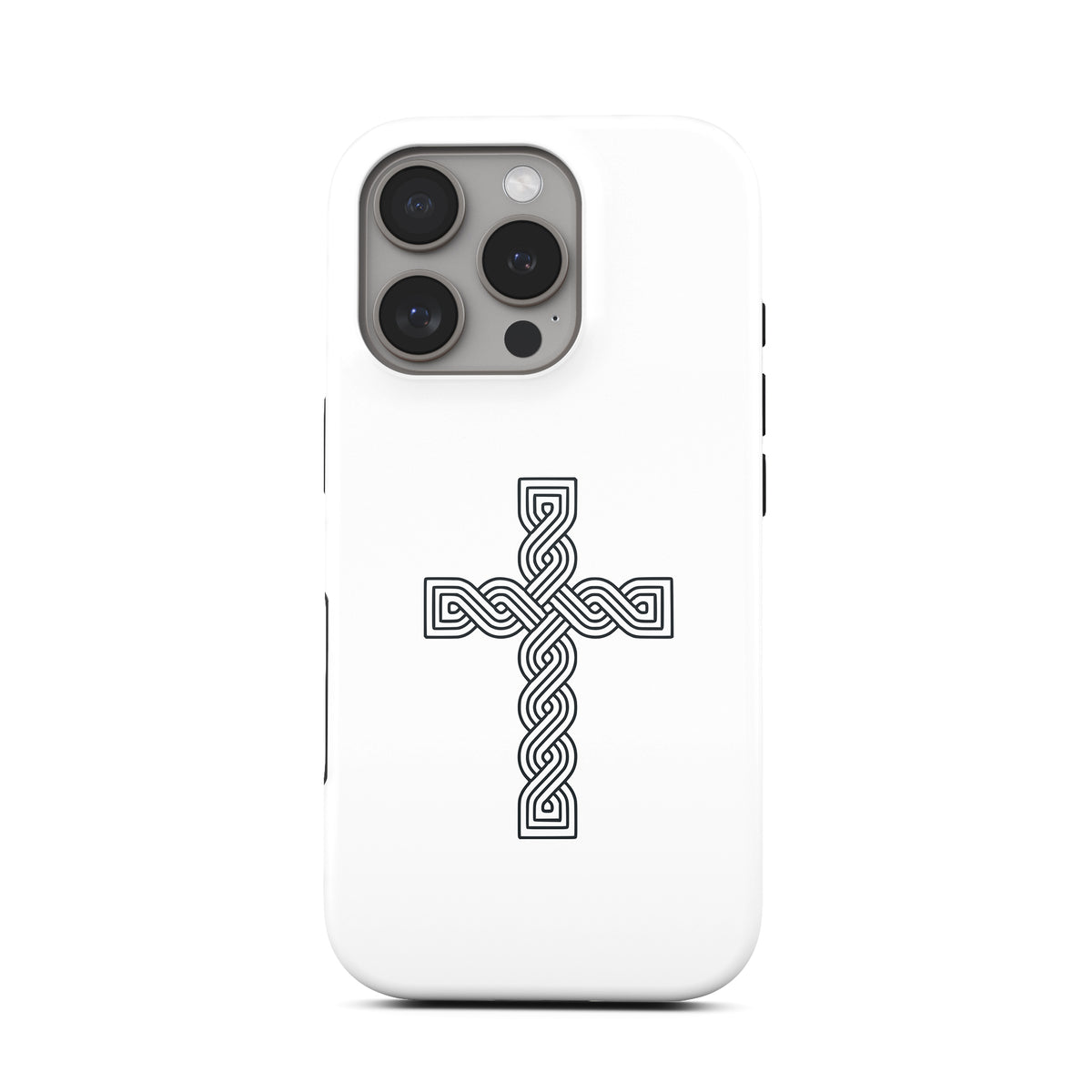 Handyhülle "Kroatisches Flechtwerk-Kreuz"