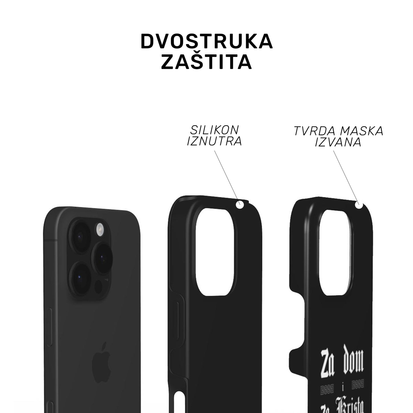 Tough maskica "Za dom i Krista"