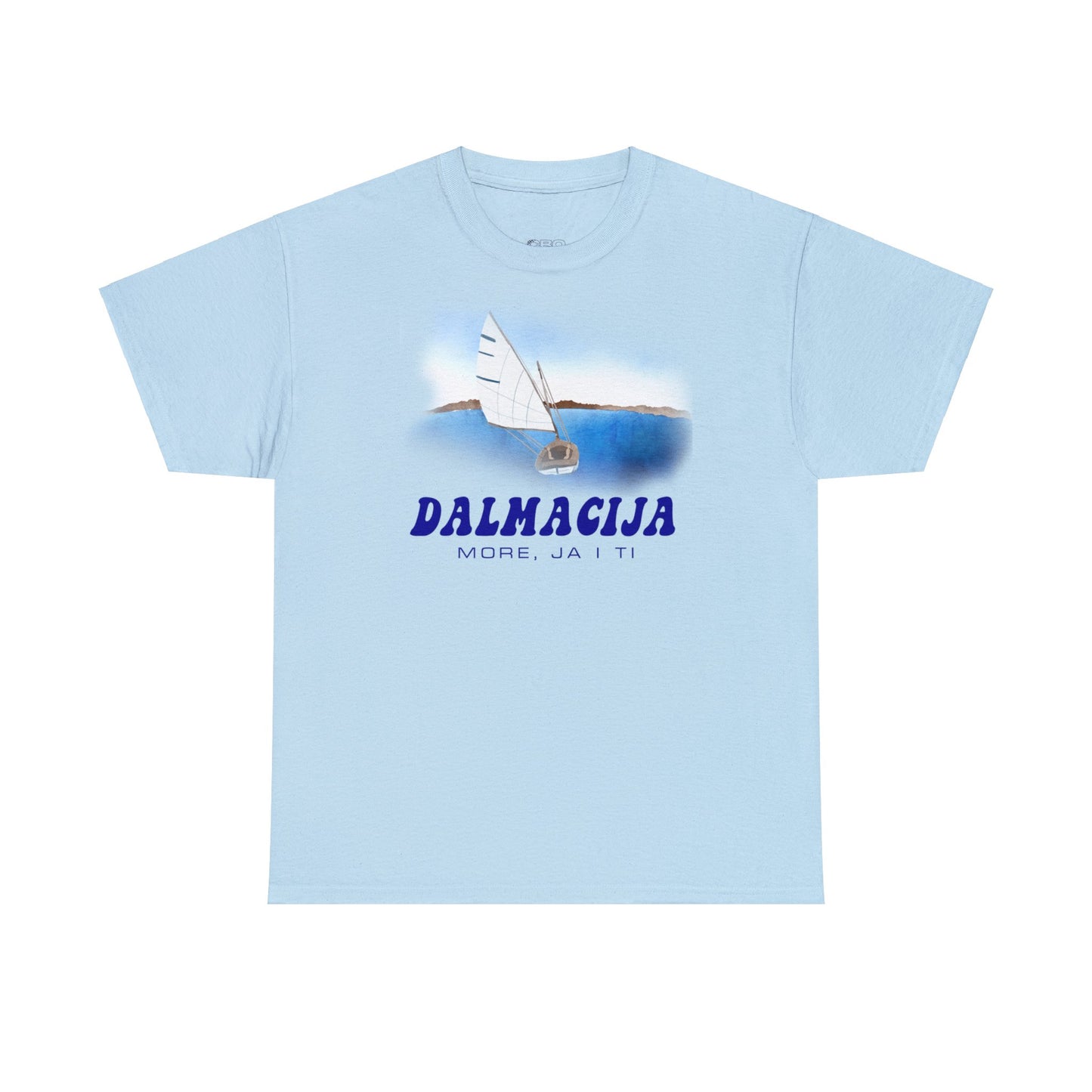 T-Shirt „Dalmatien, das Meer, ich und du“
