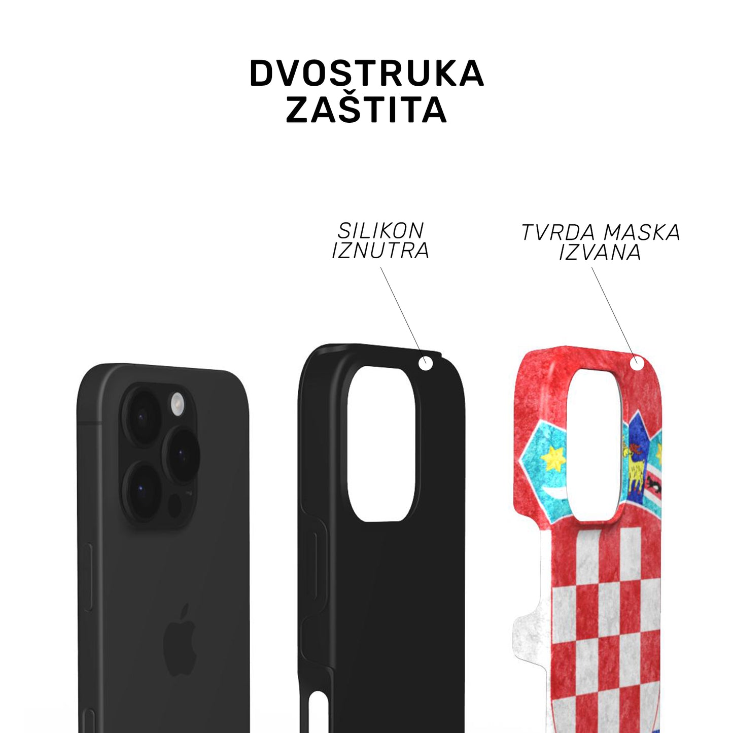 Tough maskica "Hrvatska zastava"