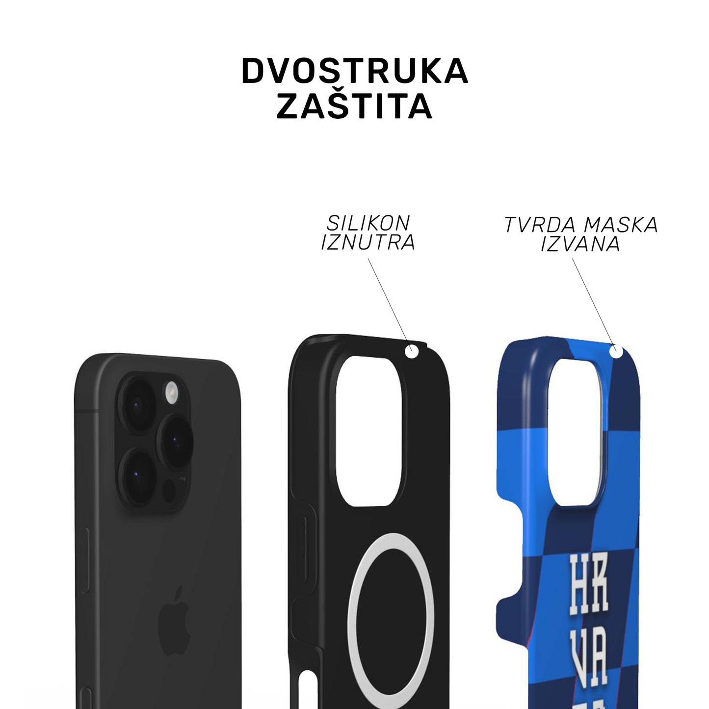 Tough MagSafe maskica "Hrvatski dres 2"