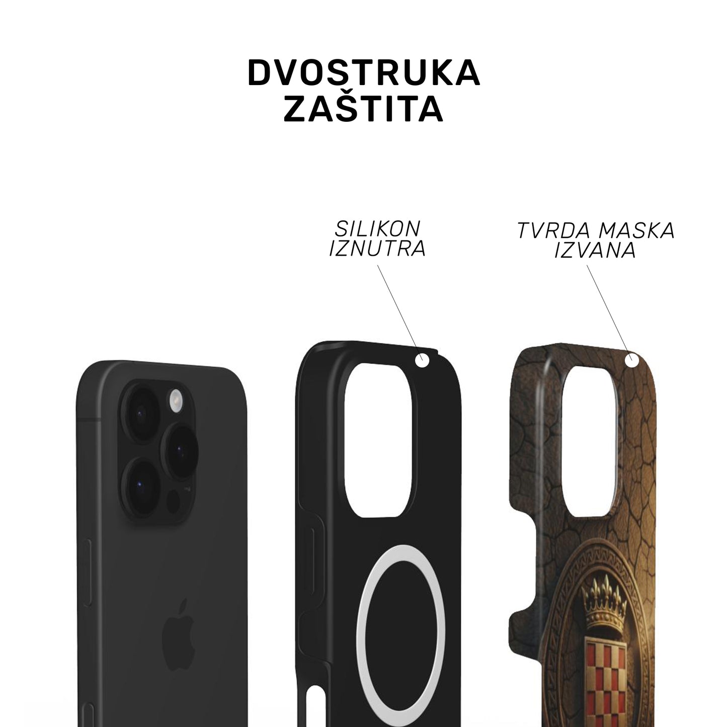 Tough MagSafe maskica "Povijesni grb"