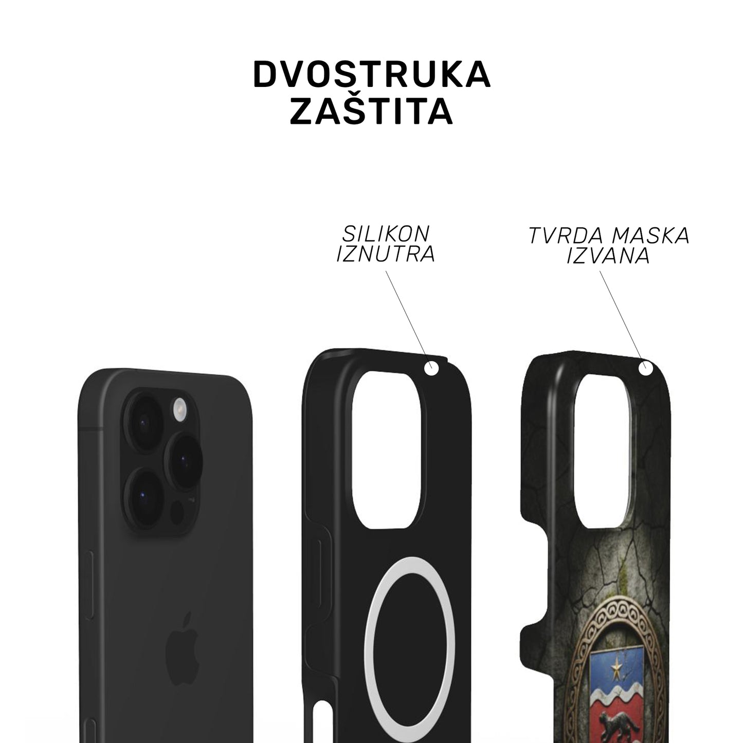 Tough MagSafe maskica "Slavonija grb"