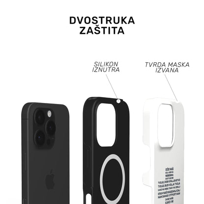 Tough MagSafe maskica "Oče naš bijela"