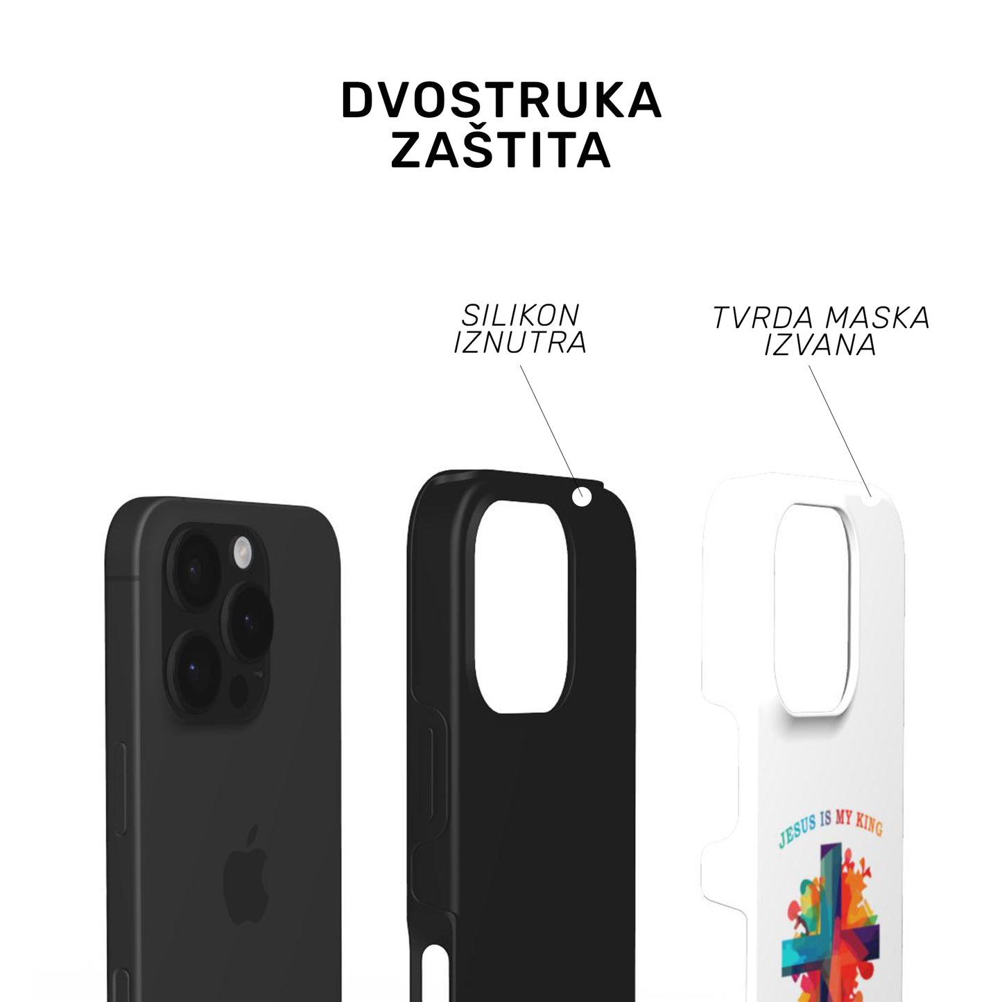 Tough maskica "Jesus is my King"