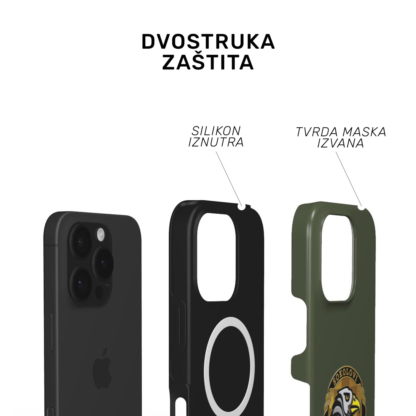 Tough MagSafe maskica "Sokolovi"