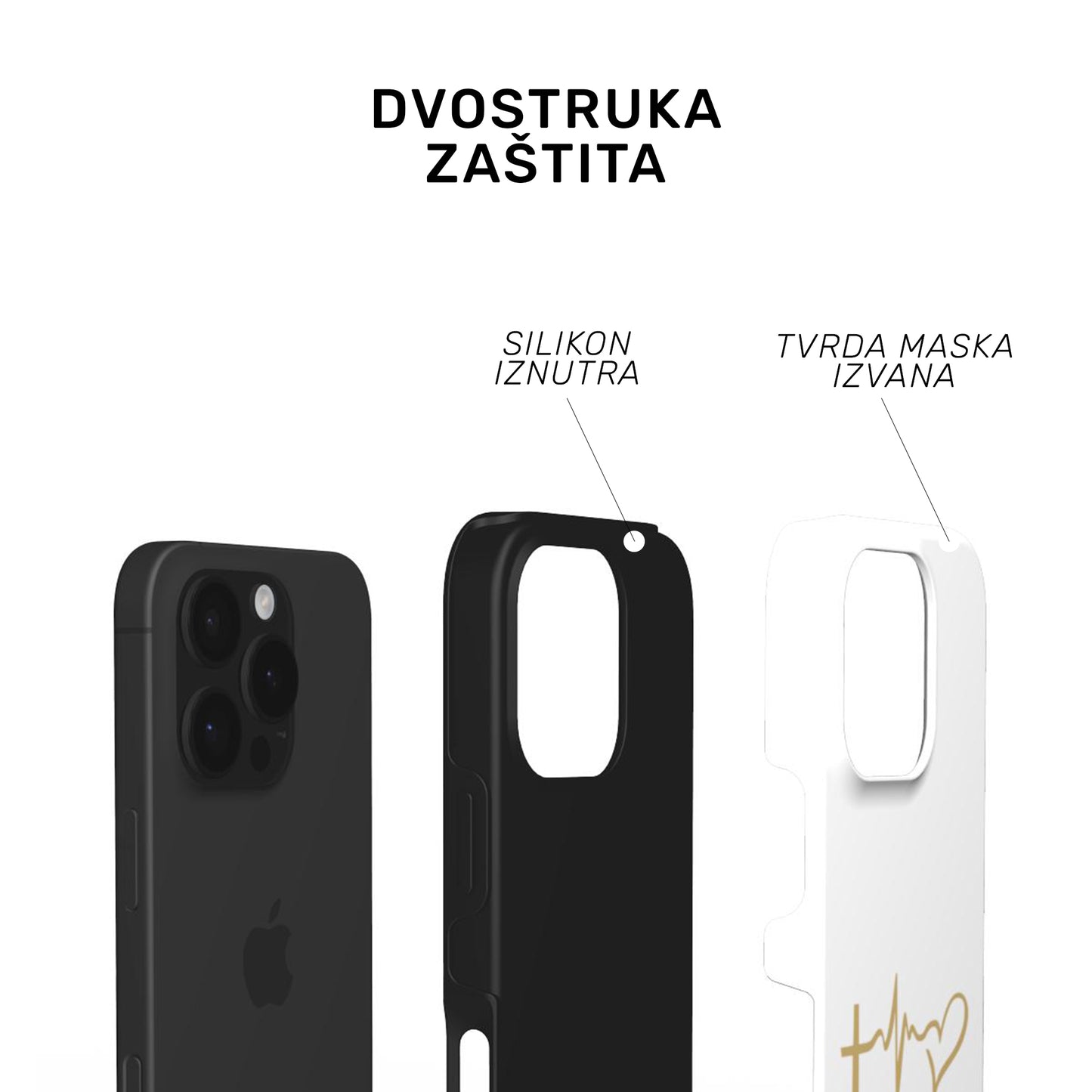 Tough maskica "Ljubav, vjera, nada