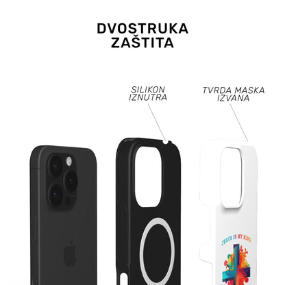 Tough MagSafe maskica "Jesus is my King"