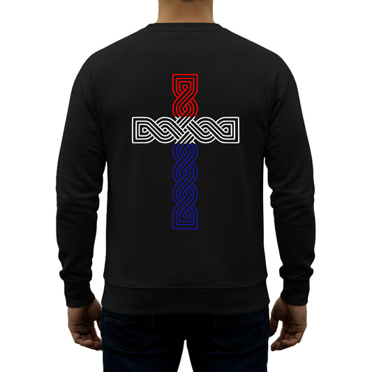 Vesta "Križ pleter trobojni"