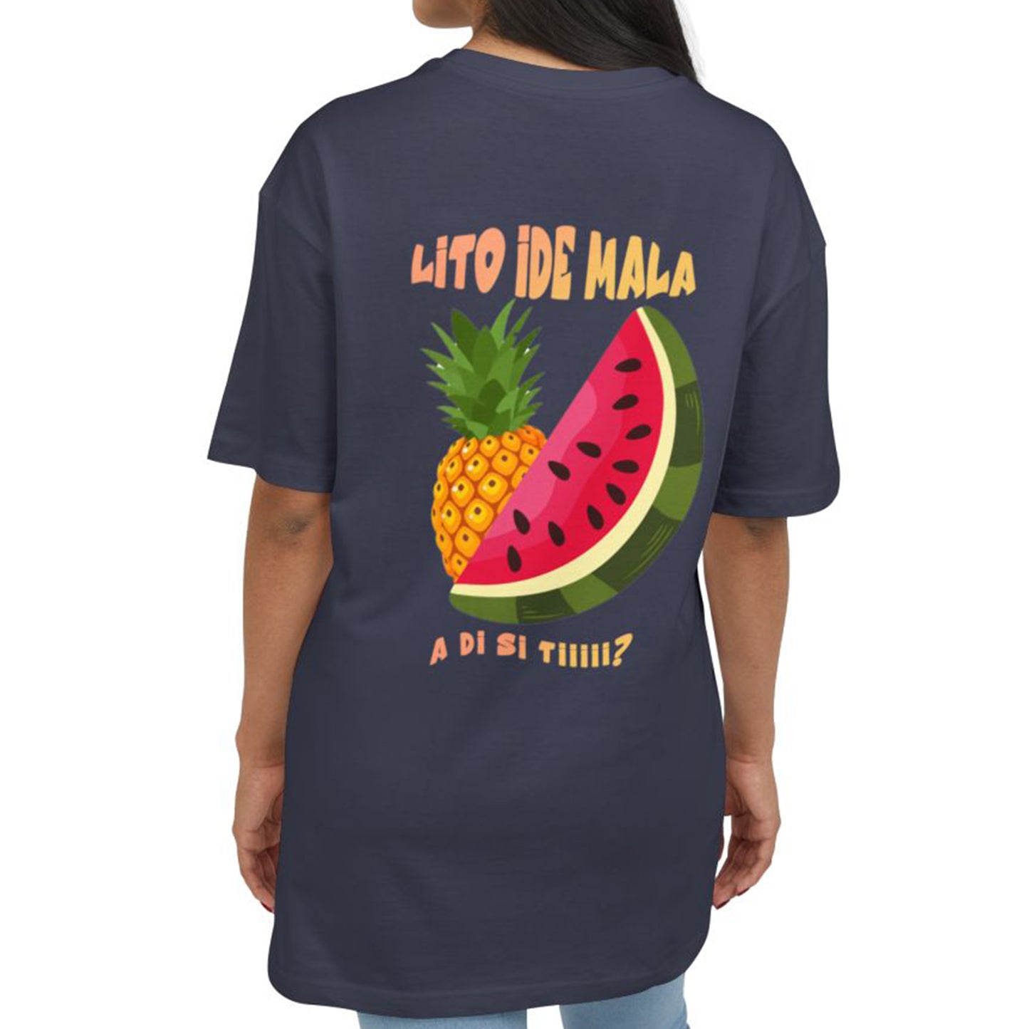 Oversize majica "Lito ide mala"
