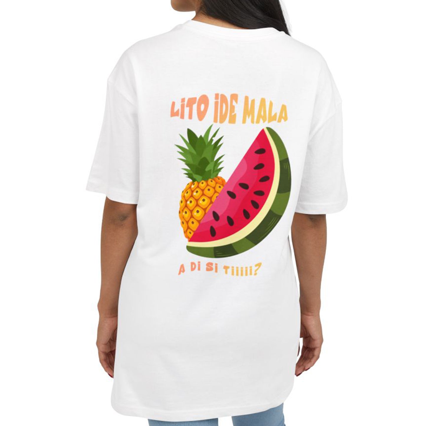 Oversize majica "Lito ide mala"