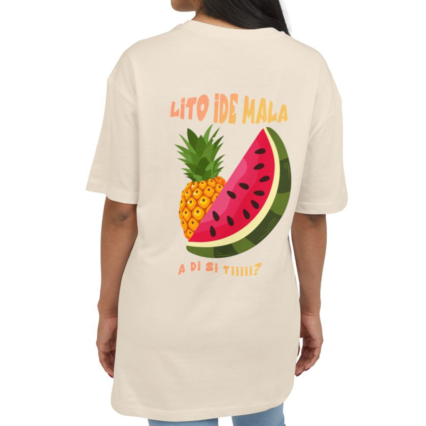 Oversize majica "Lito ide mala"
