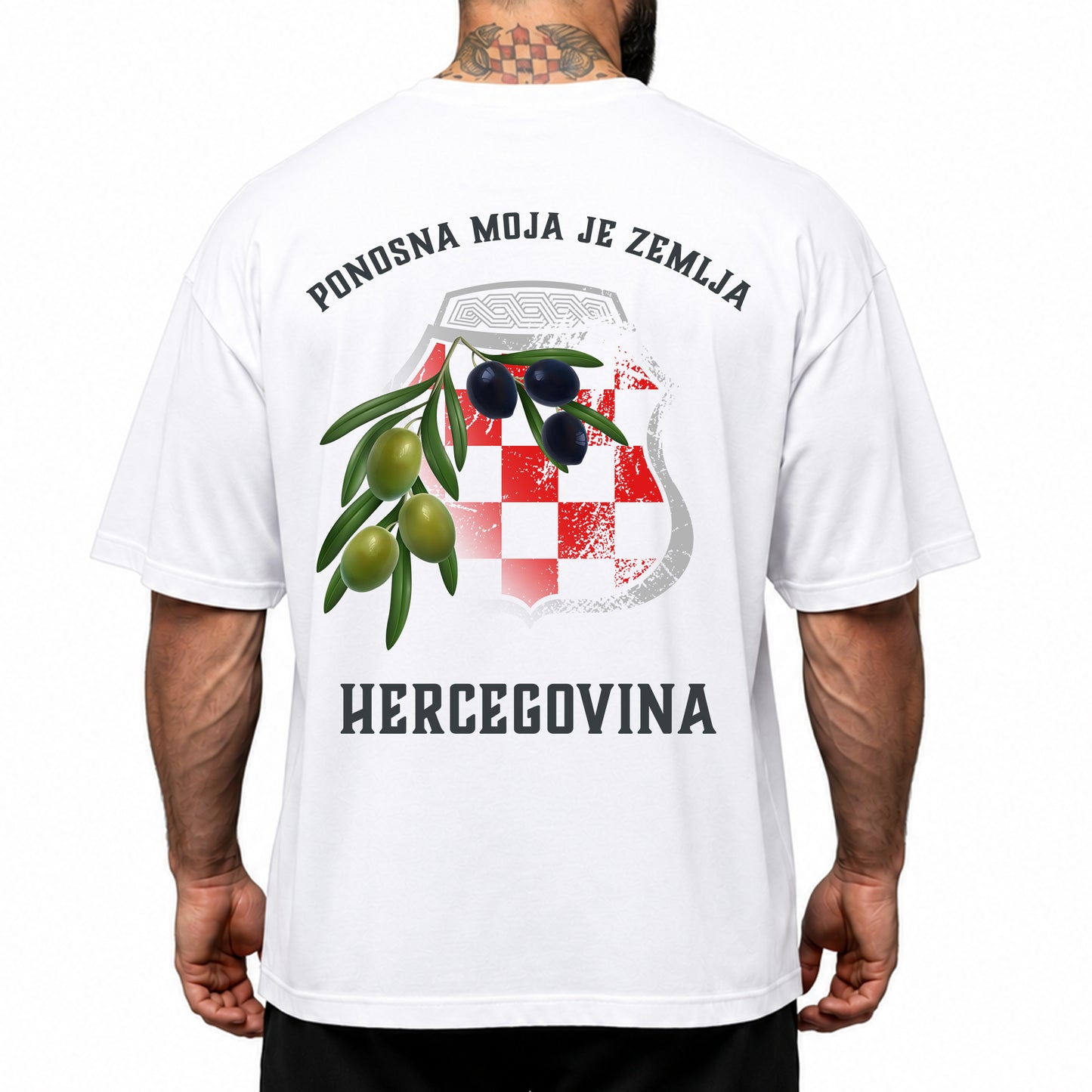 Oversize majica "Ponosna Hercegovina"