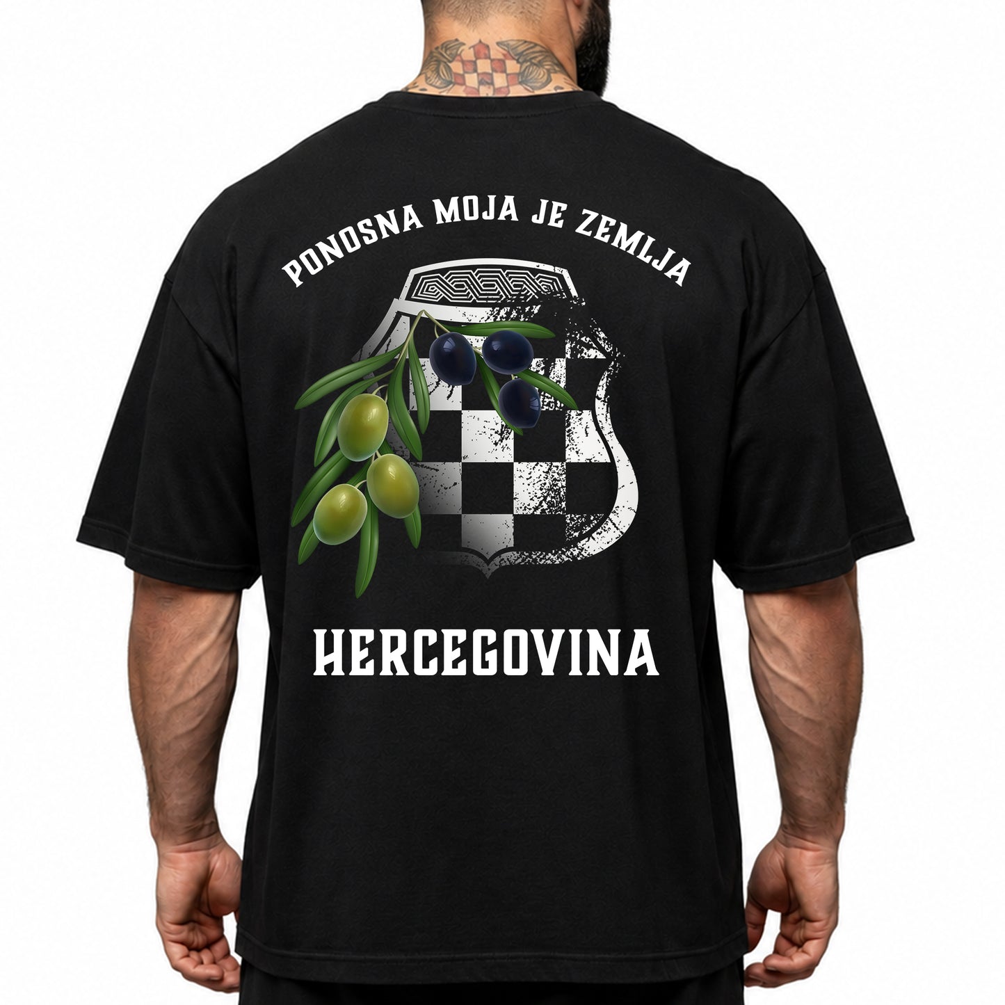 Oversize majica "Ponosna Hercegovina"