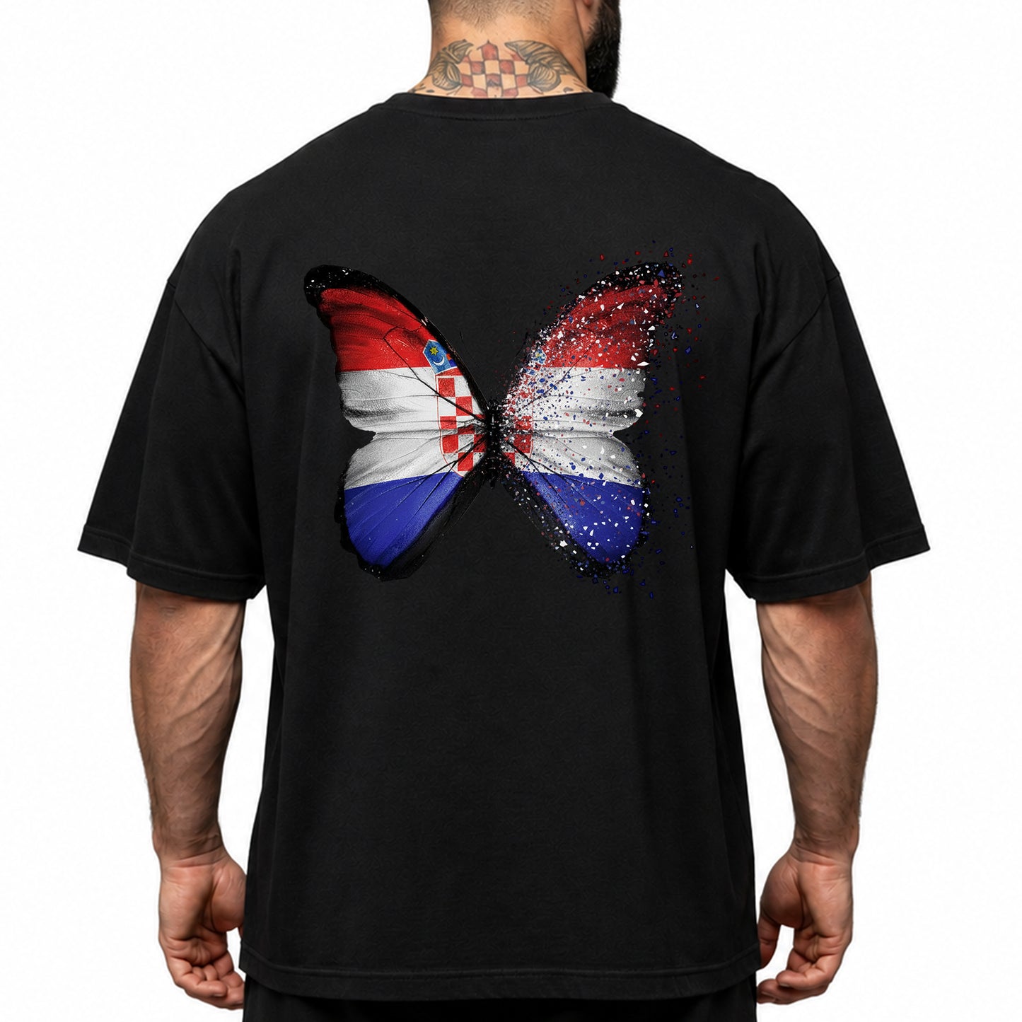 Oversize majica "Hrvatski leptir"