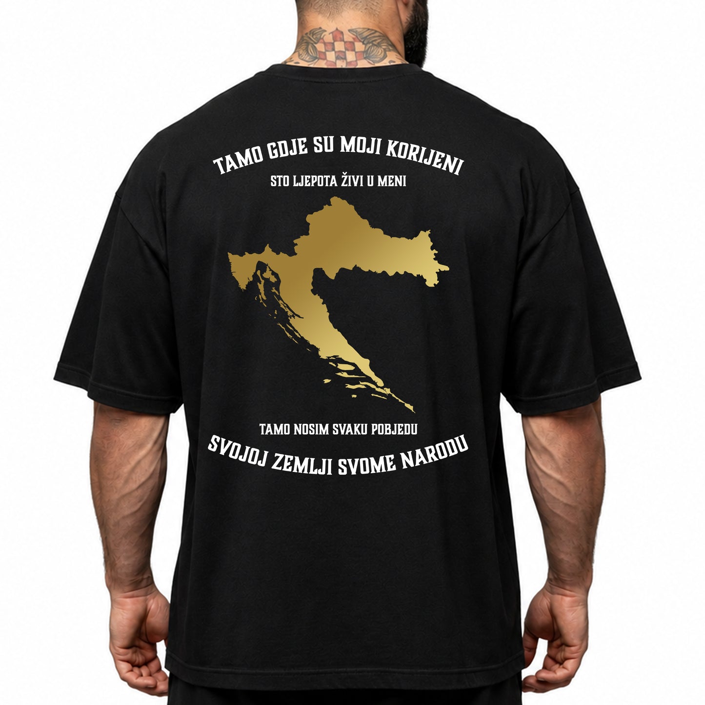 Oversize majica "Tamo gdje su moji korijeni"
