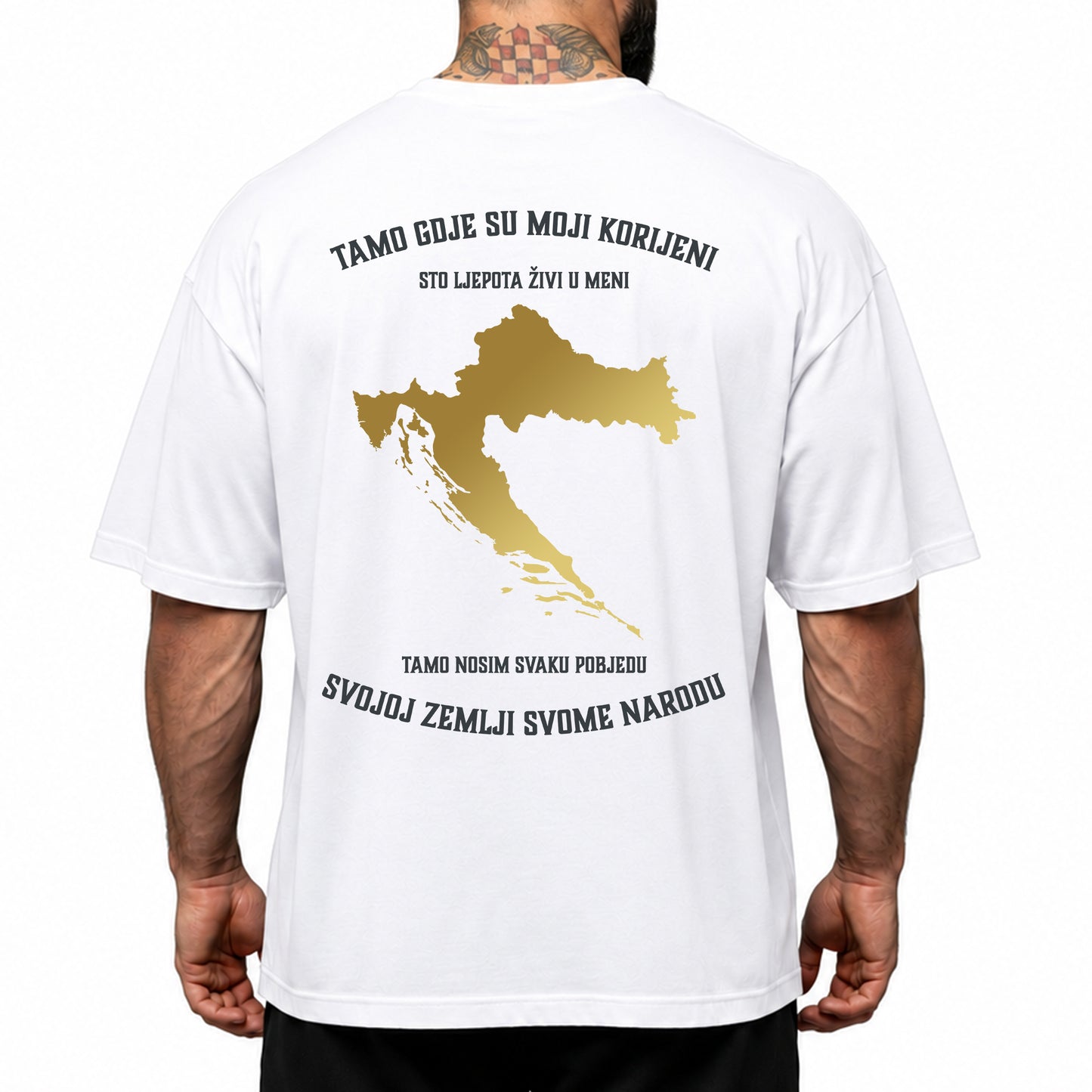 Oversize majica "Tamo gdje su moji korijeni"